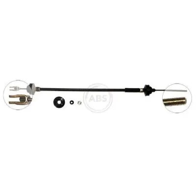 Cable de accionamiento, accionamiento del embrague A.B.S. K23260 Oferta Limitada